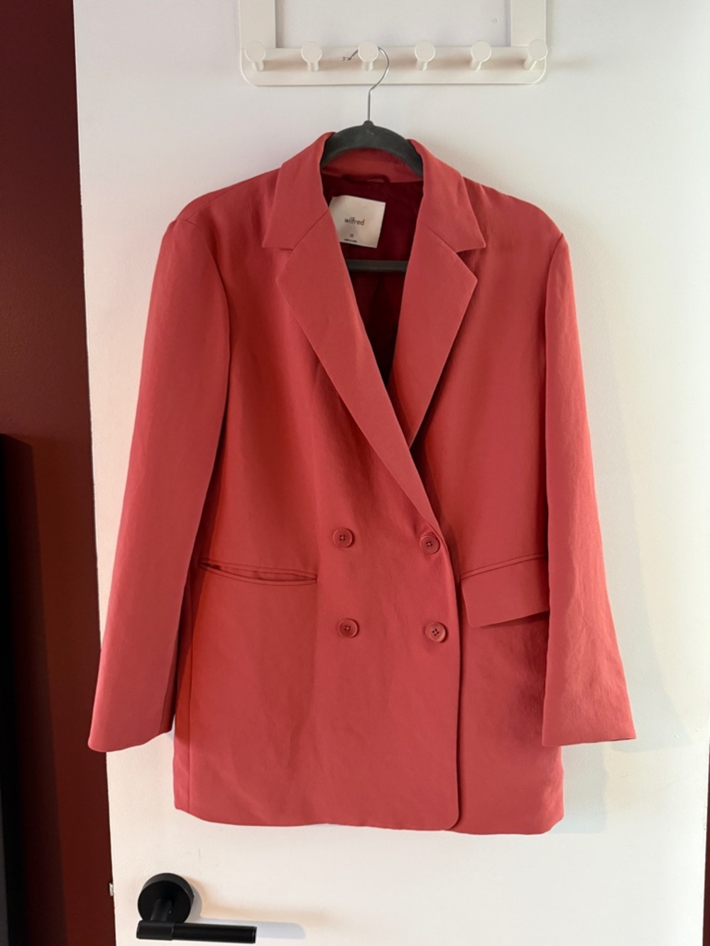 Wilfred Double-Breasted salmon Blazer Jacket